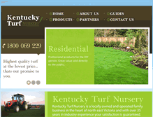 Tablet Screenshot of kentuckyturf.com.au